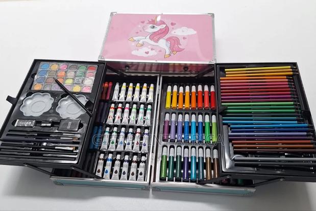 145pcs Aluminium Foldable Artset For Kids - main view