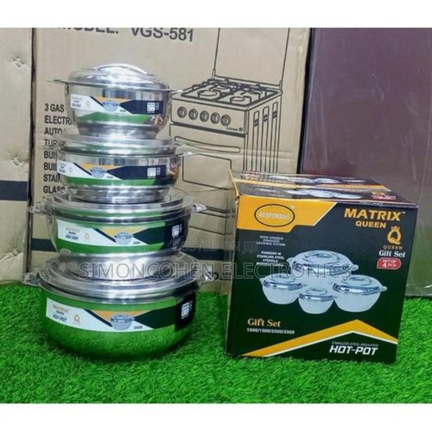 4pcs Matrix Stainless Steel Hotpots - thumbnail 2