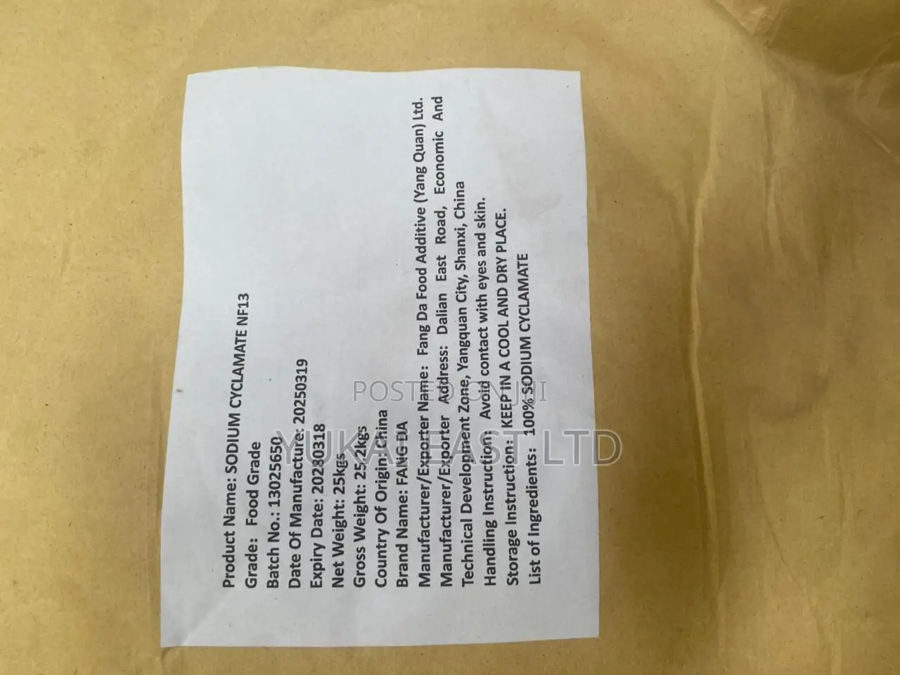 Sodium Cyclamate