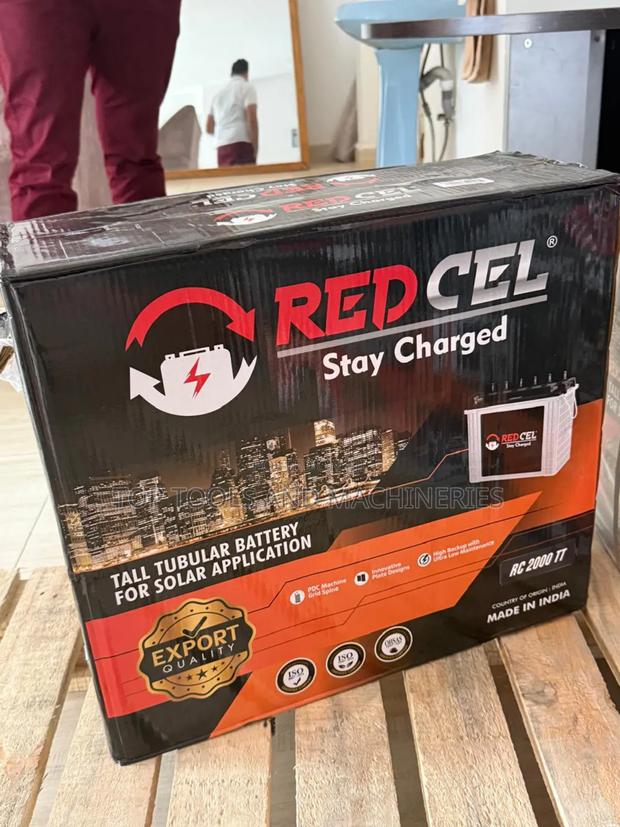 Redcel Rt2000 12v 200ah Tall Tubular Solar Battery