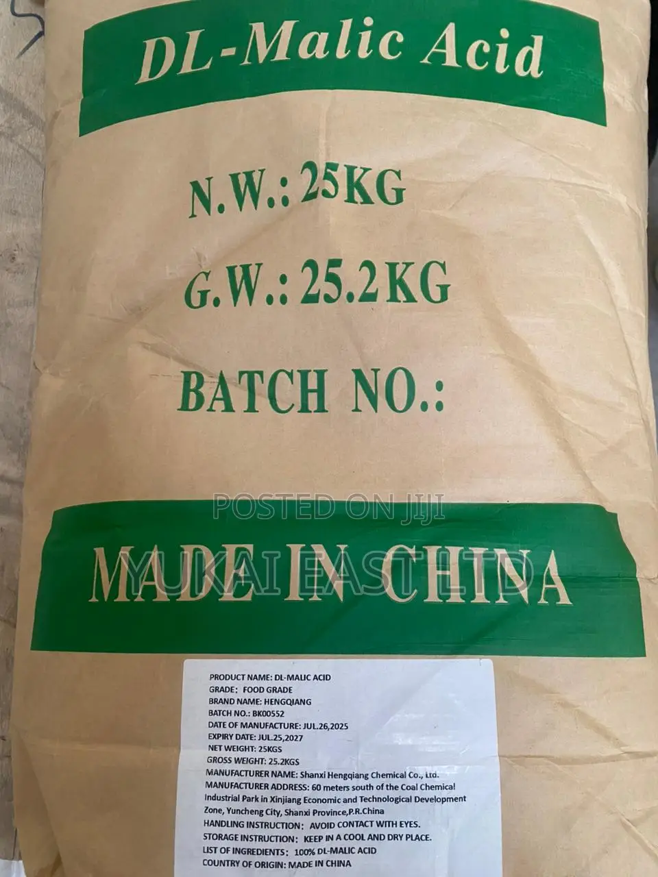 Malic Acid