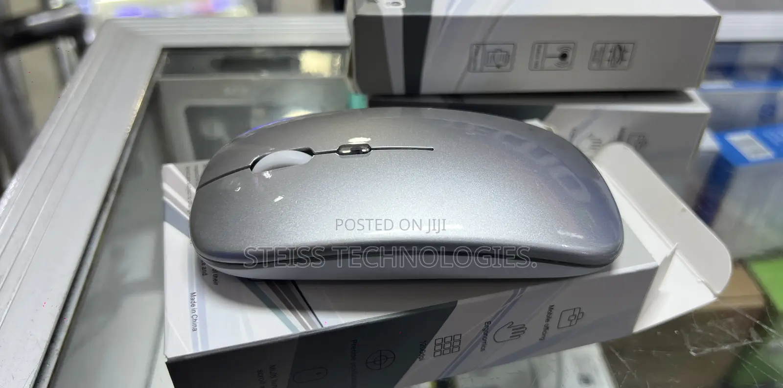 Silver Rechargeable Mouse.
