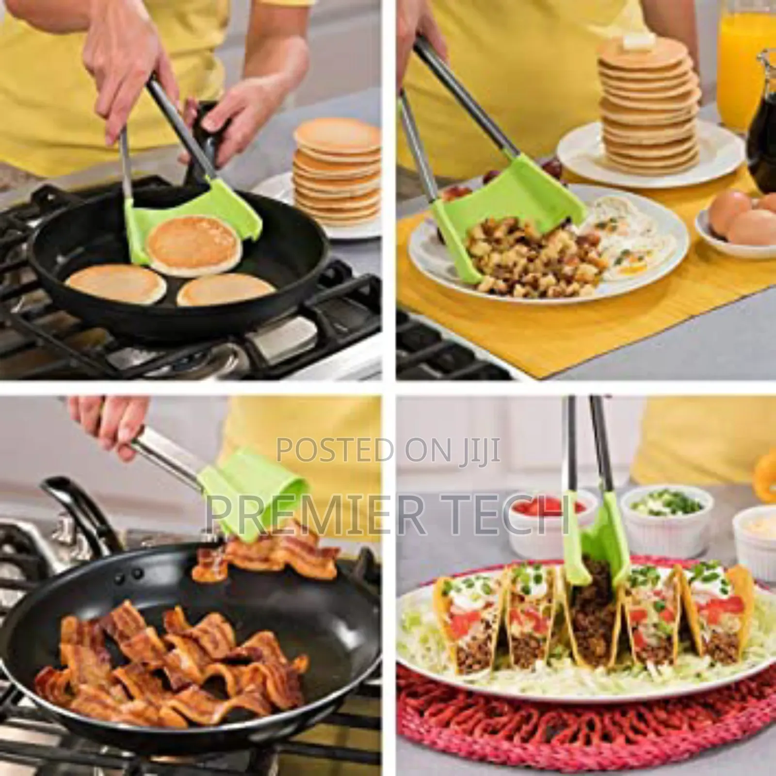 2in1 Clever Kitchen Spatula and Tongs