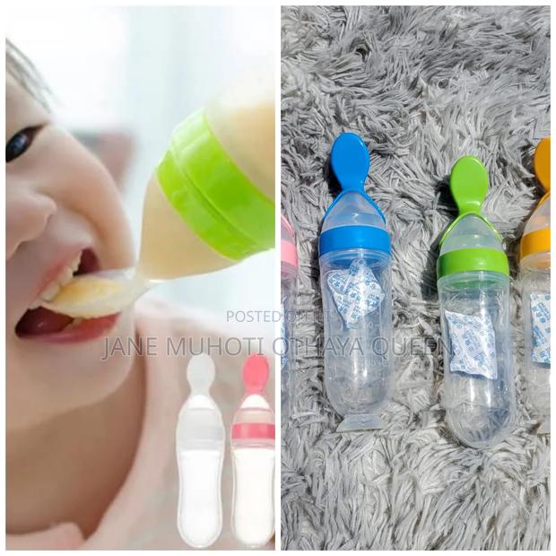 *Silicone Squeeze Bottle Spoon/ Silicone Spoon Feeder - thumbnail 3