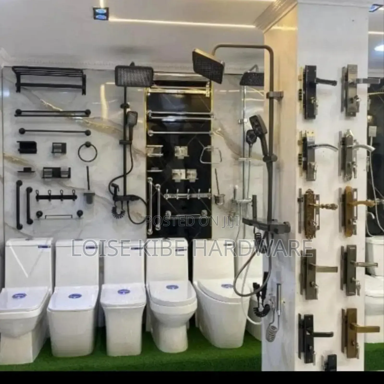 Lock Shower Bathroom Accessories Available
