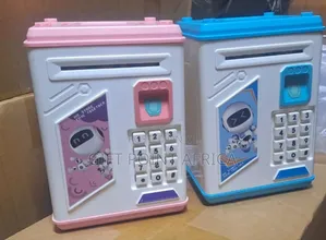 Battery Operated Piggy Bank With Password And Fingerprint Function