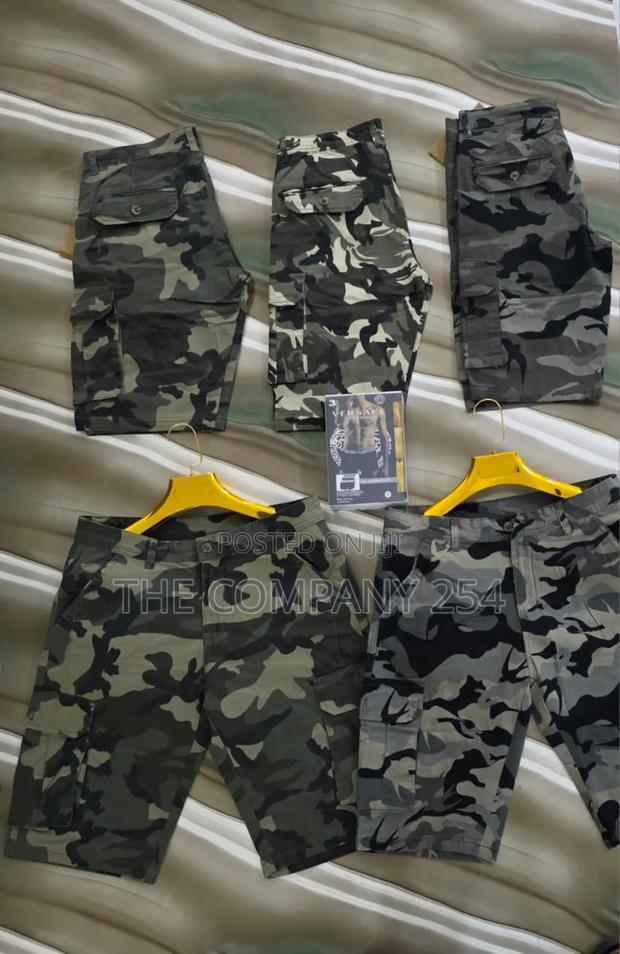 Quality Casual Design Cargo Camouflage Unisex Cargo Shorts