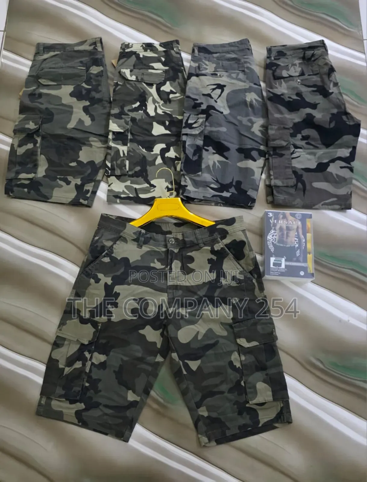 Quality Casual Design Cargo Camouflage Unisex Cargo Shorts