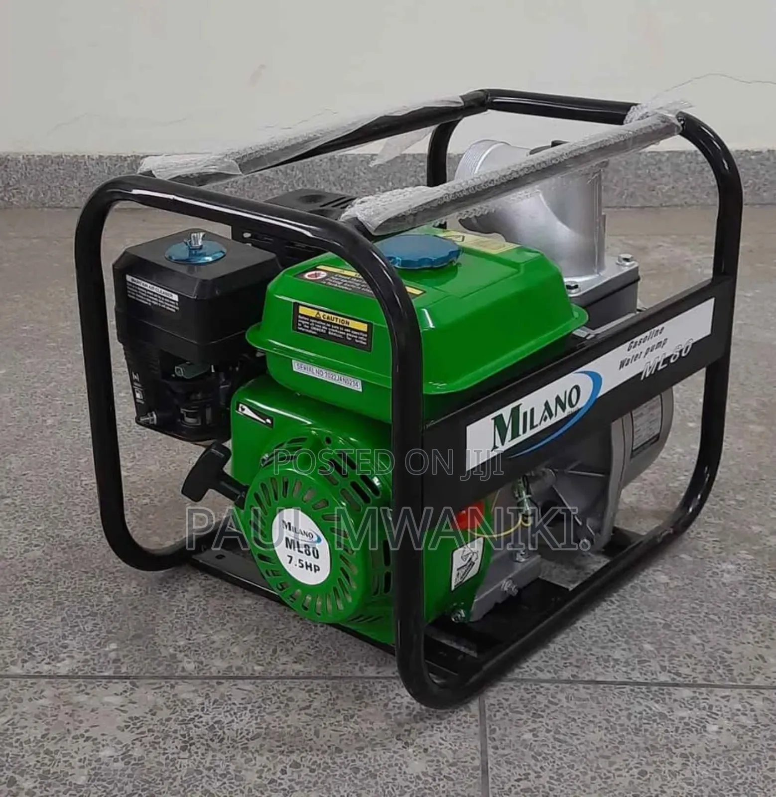 3" Milano Italia Gasoline Water Pump