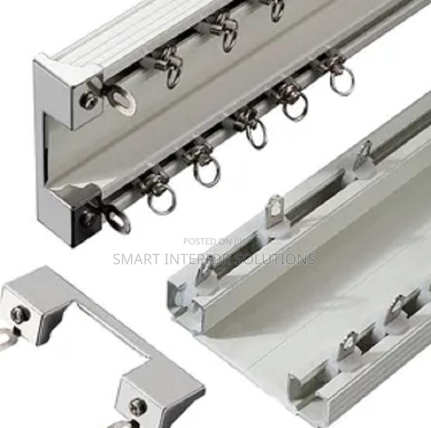 Dual Track Double Curtain Rail