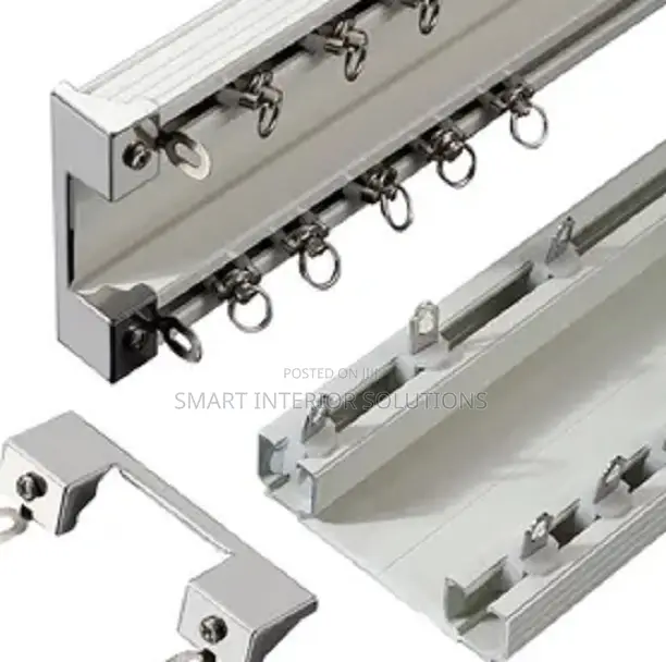 Dual Track Double Curtain Rail