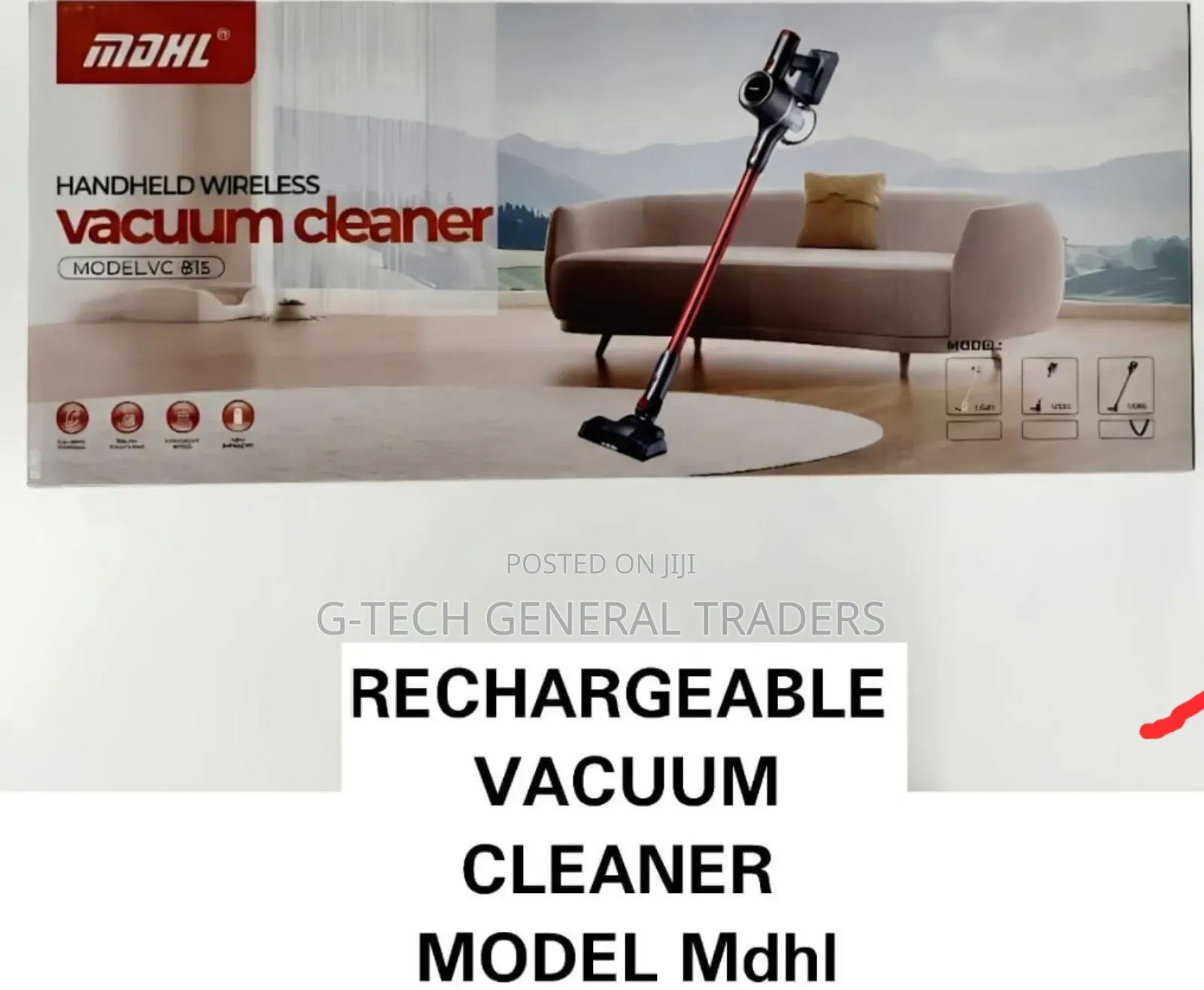 Rechargeable Vacuum Cleaner Model Mdhl