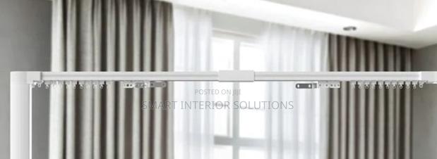 Double Curtain Rail for Large Spaces