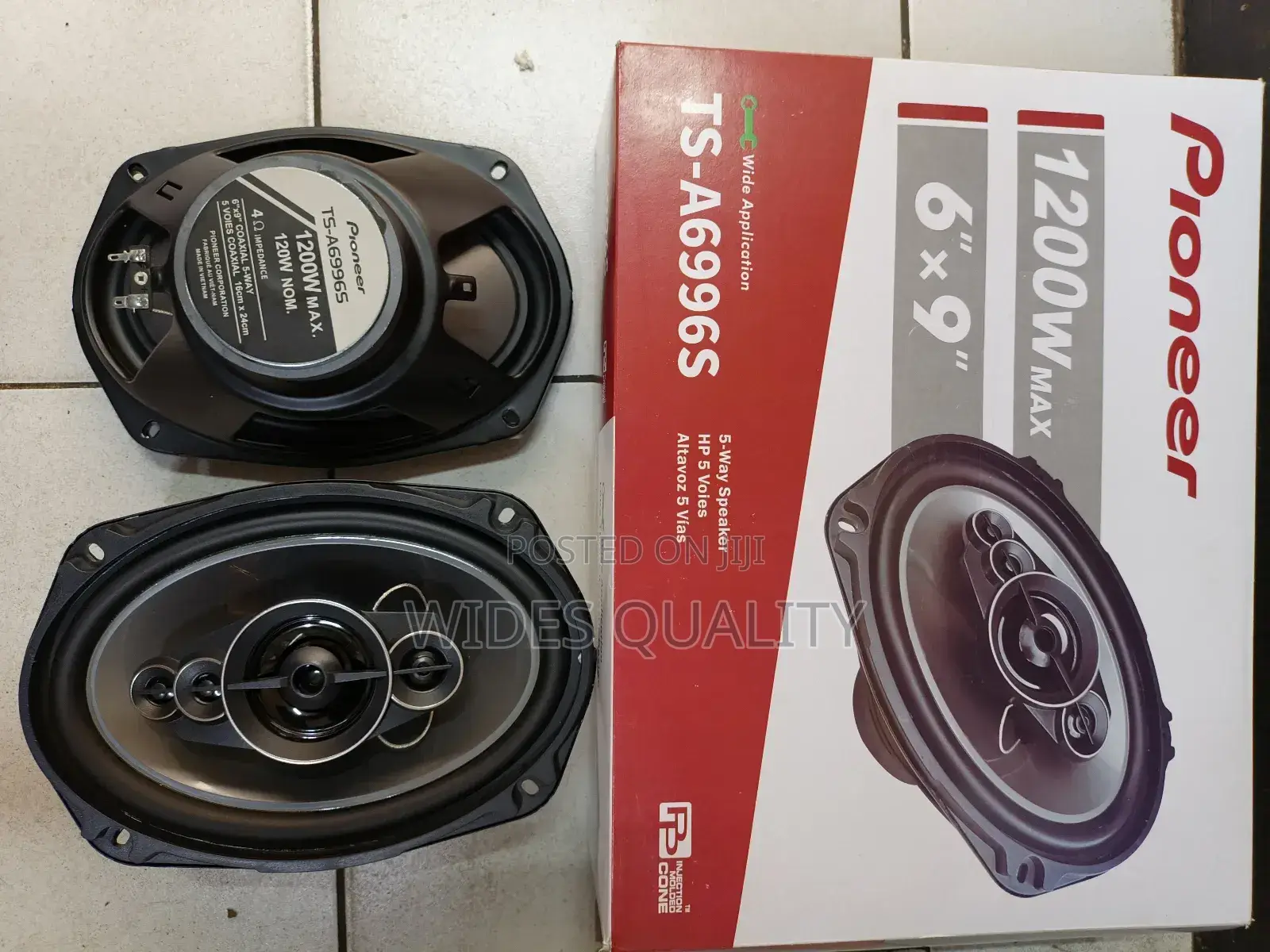 Pioneer Car Speaker Pair 1200 Watts