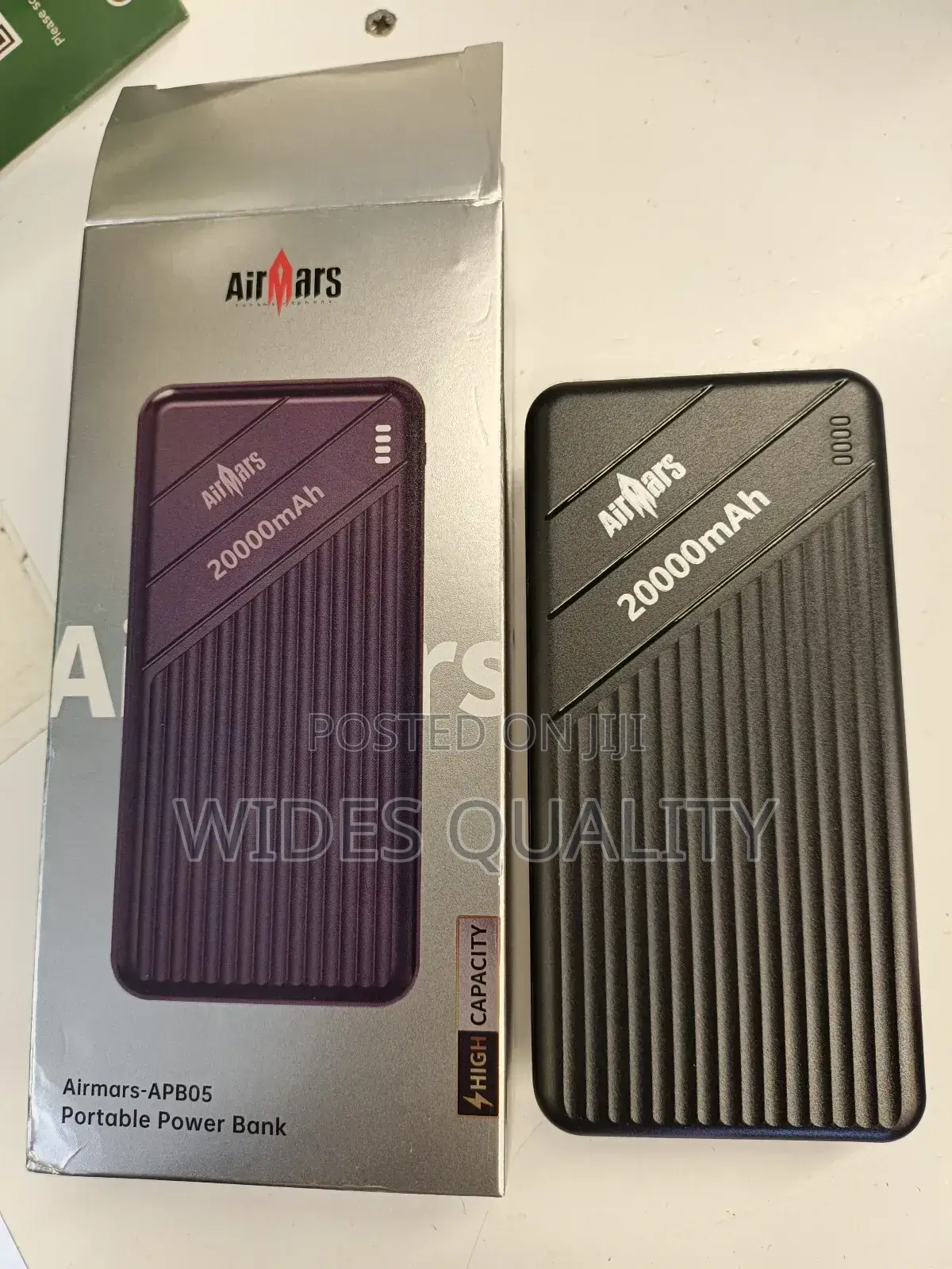 Airmars 20000mah Portable Power Bank.