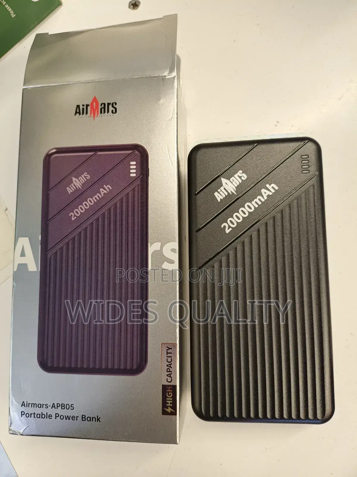 Airmars 20000mah Portable Power Bank.
