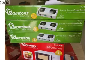 Ramtons 2 Burner Bio Gas Cooker Rg101