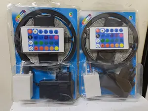 RGB Led Strip Light Kits With Remote Controls.