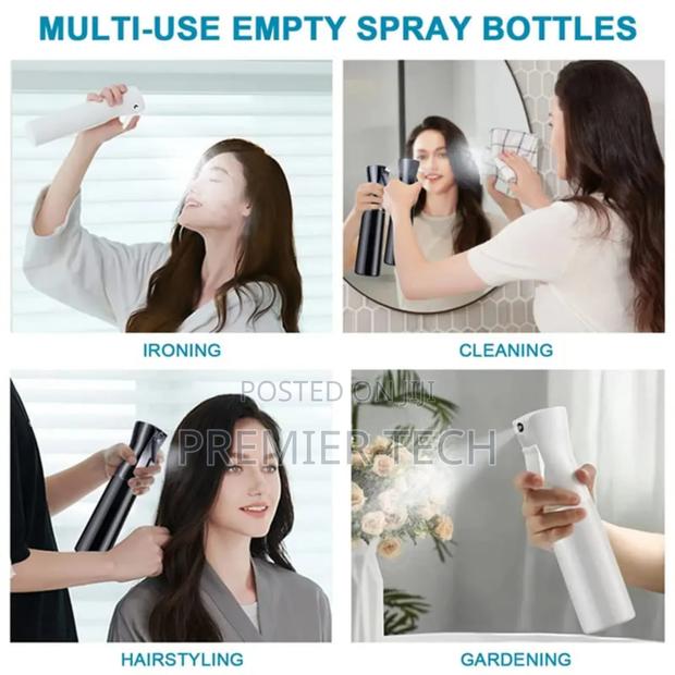 Mist Spray Bottle . White Only - main view