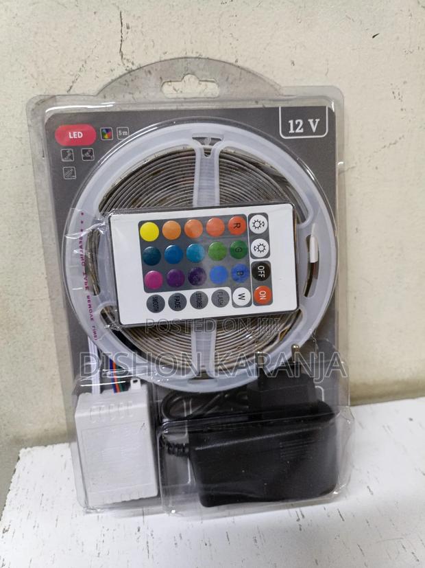 Remote-Controlled RGB Led Strip Light Kit.