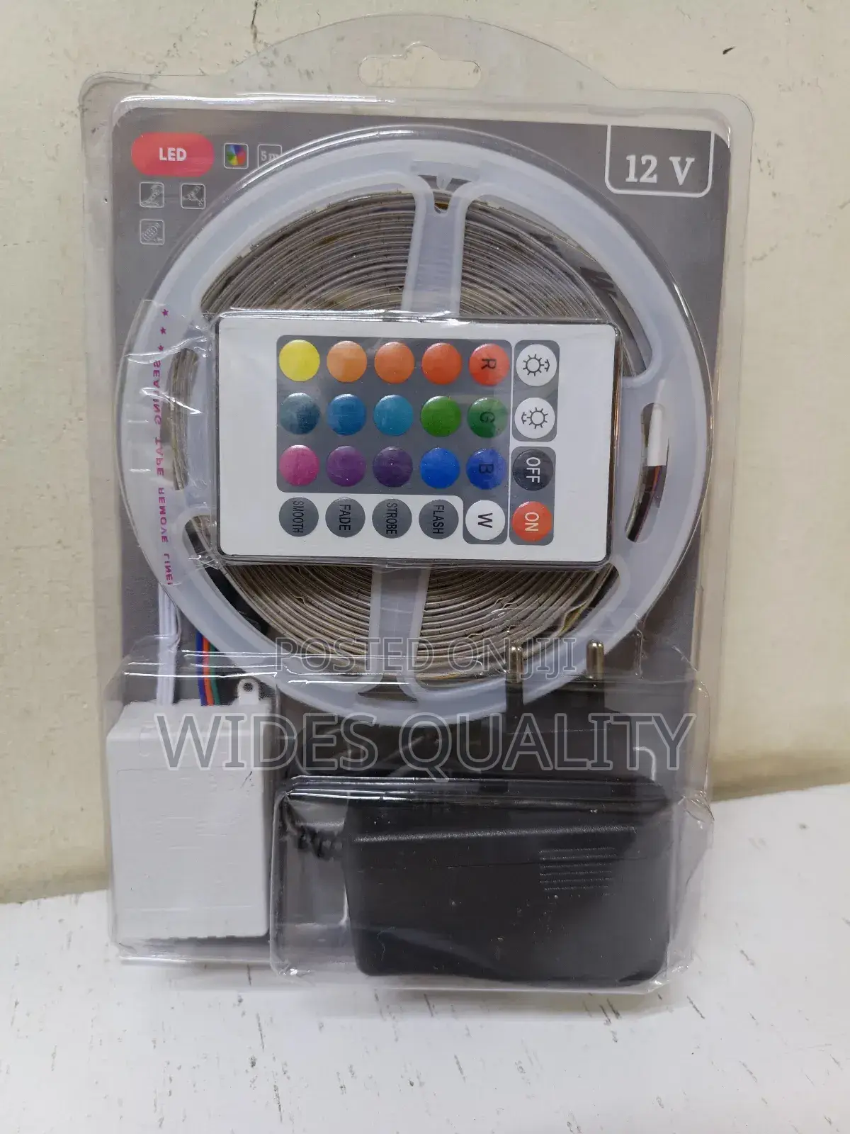 Remote-Controlled RGB Led Strip Light Kit.