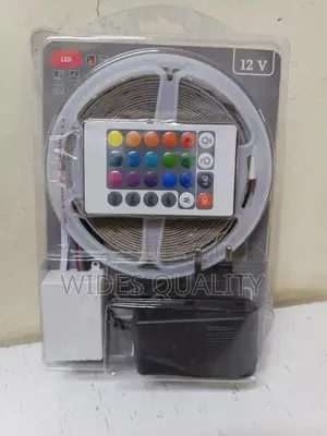 Remote-Controlled RGB Led Strip Light Kit.