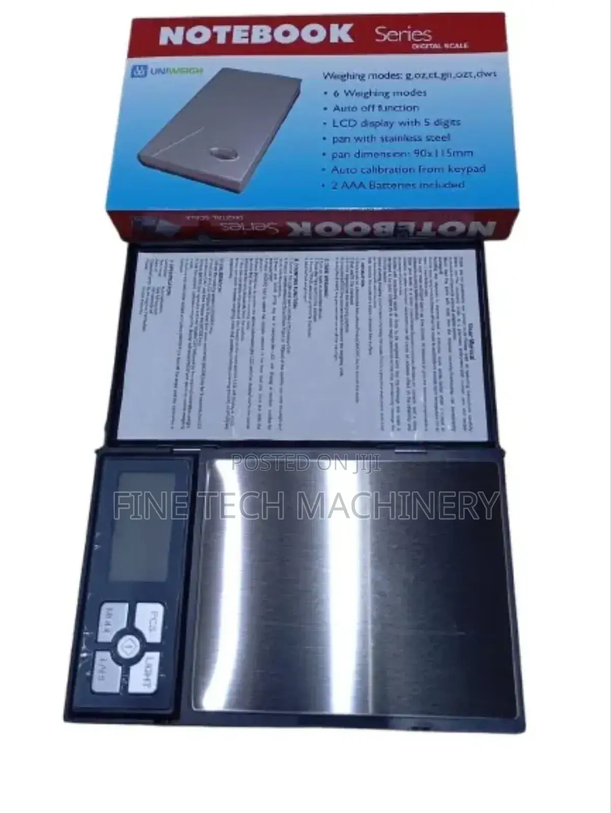 Notebook 500 Grams Digital Scale