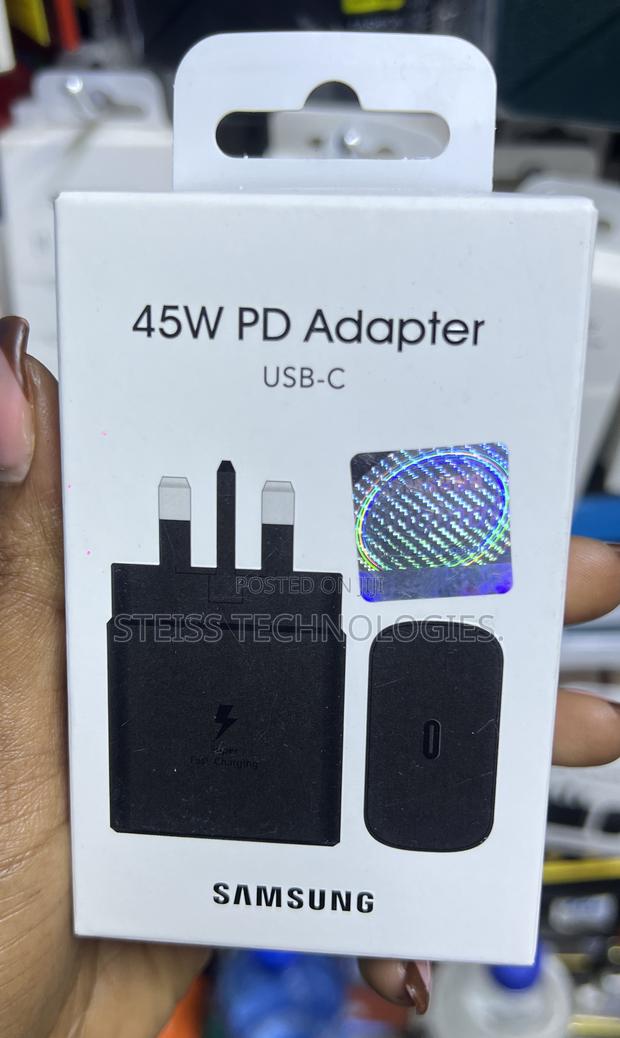45w Black Type Power Adapters. - main view