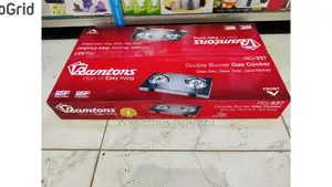 Ramtons 2 Burner Gas Stove – Ceramic Glass Top