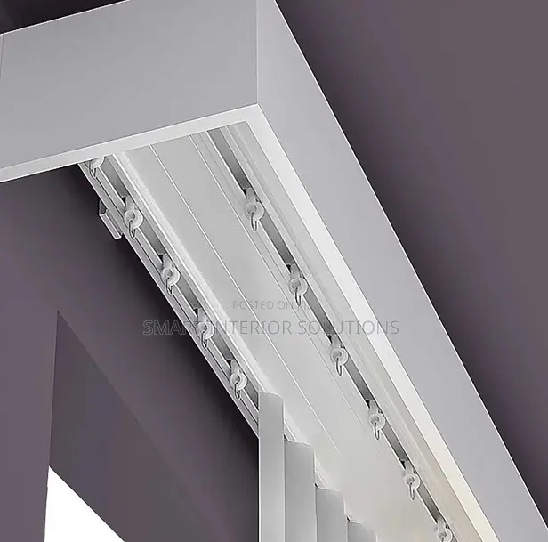 Double Curtain Rail for Privacy and Light Control