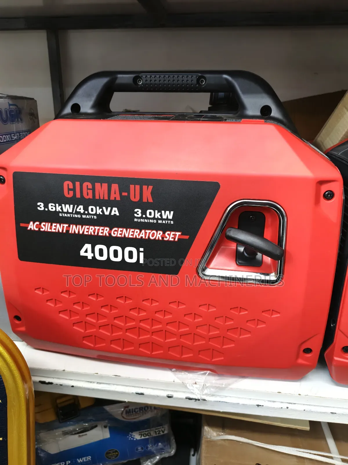 4kva 4000i Cigma Uk Silent Portable Petrol Inverter Generator