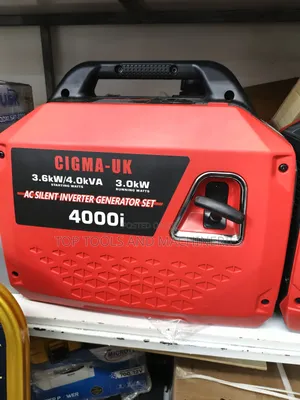4kva 4000i Cigma Uk Silent Portable Petrol Inverter Generator