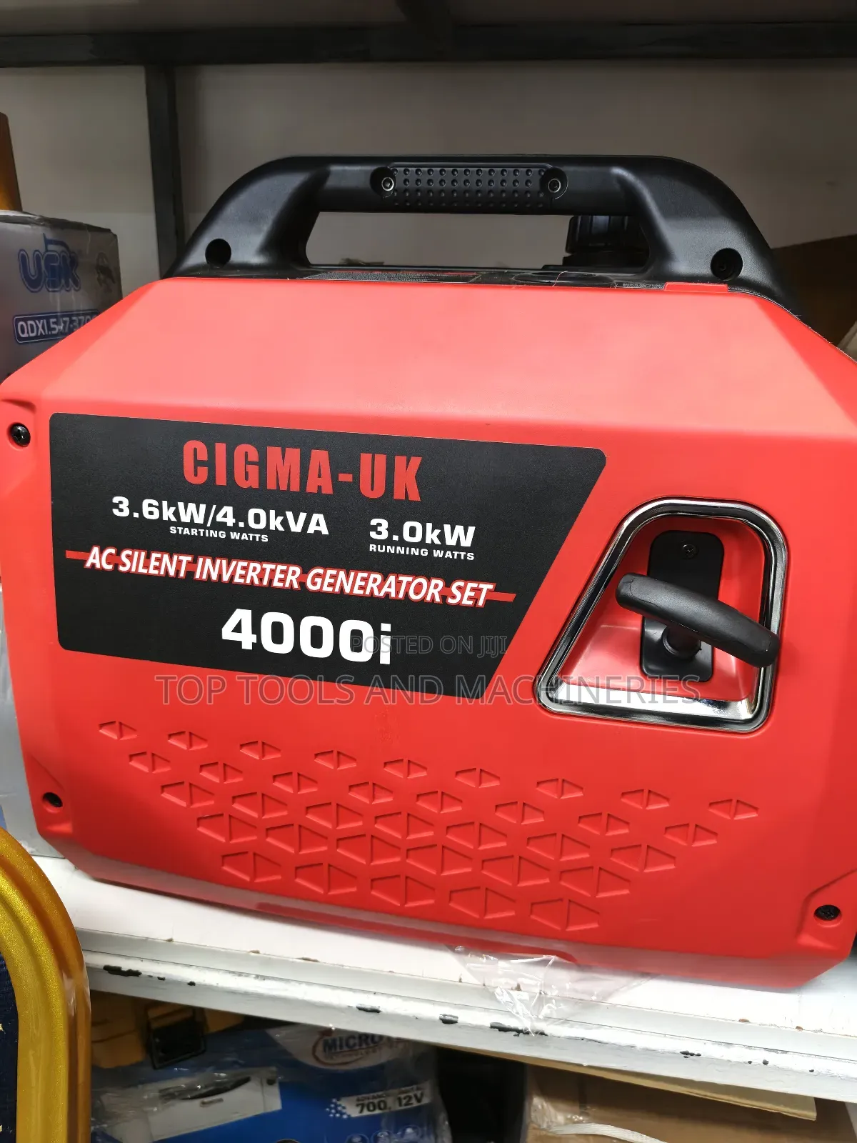 4kva 4000i Cigma Uk Silent Portable Petrol Inverter Generator