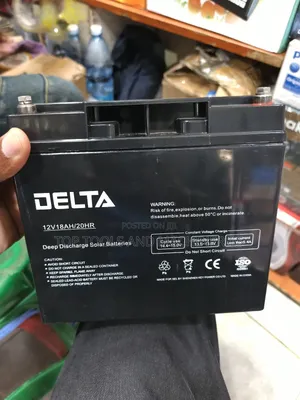 Delta 12v 18ah Rechargeable Solar Backup Battery