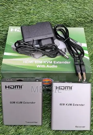 60m Usb KVM Extender Cat5,6transmitter Receiver Audio Video Converter