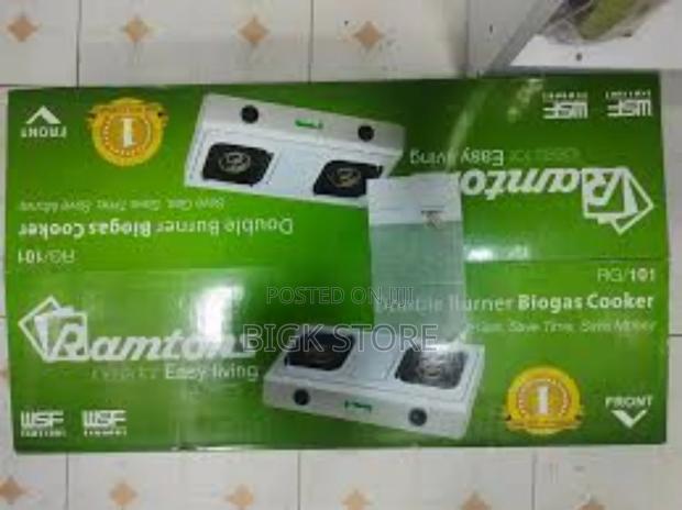 Ramtons 2 Burner Bio Gas Cooker Rg101