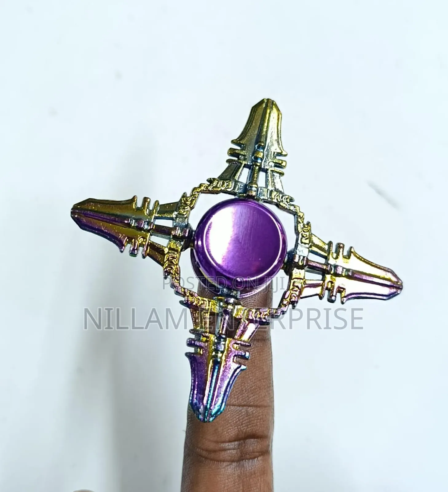 *Metal Finger Fidget Spinner Edc Hand Spinner For Autism