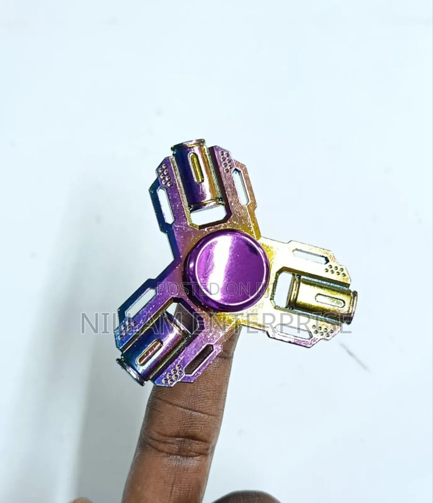 *Metal Finger Fidget Spinner Edc Hand Spinner For Autism
