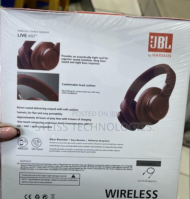 Maroon JBL Bluetooth Headsets. - thumbnail 4