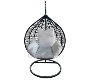 Home Chair; White Home Hanging Egg Chair for Indoor Outdoor Use