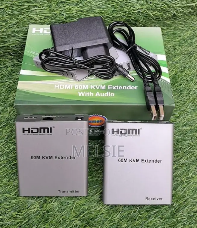 Cat5e Cat6 Cable Transmitter Receiver Audio60m Usb KVM Hdmi Extender