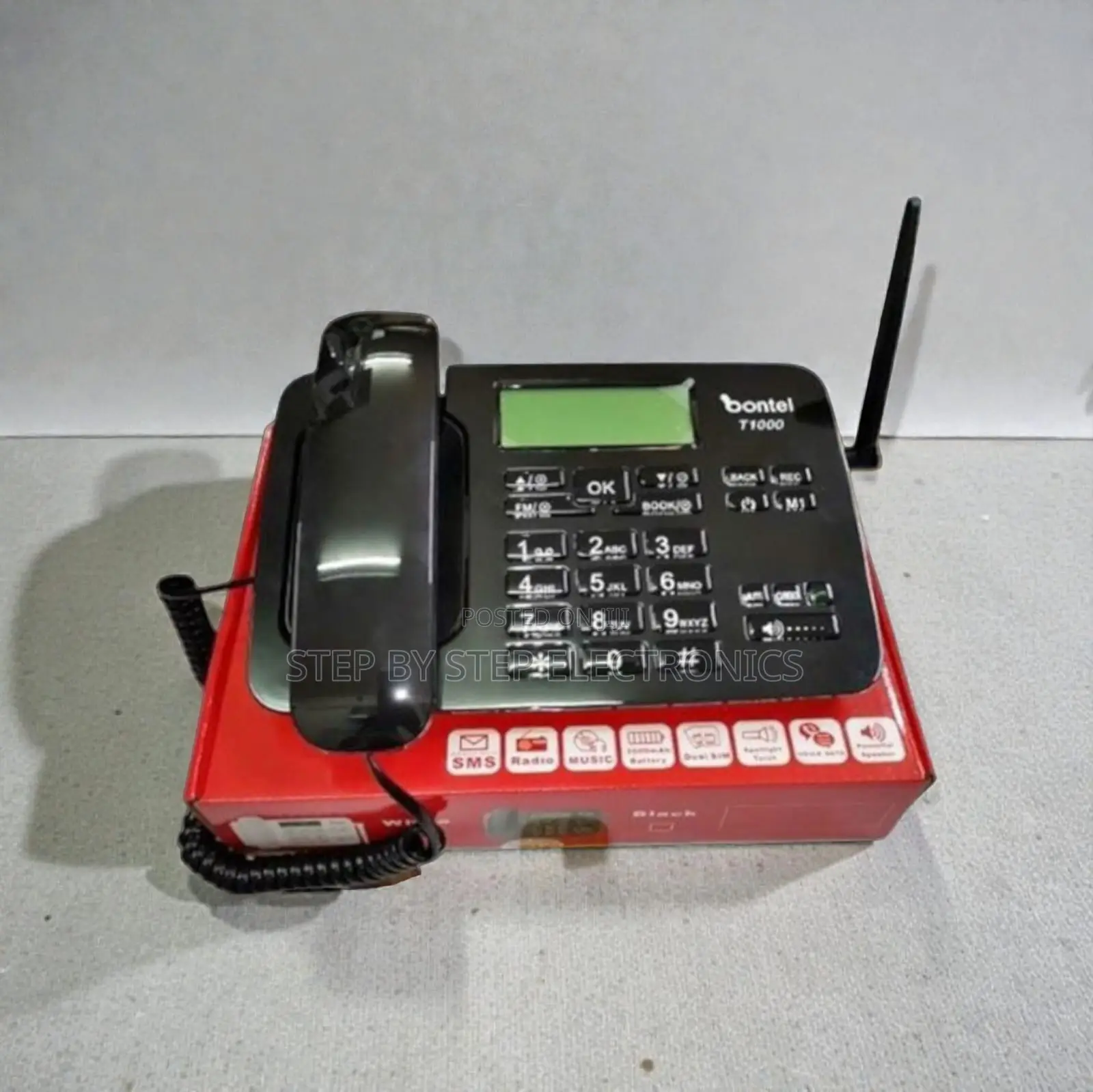 Bontel T1000 GSM Fixed Wireless Dual Sim Corded Desk Phone Clear Voice