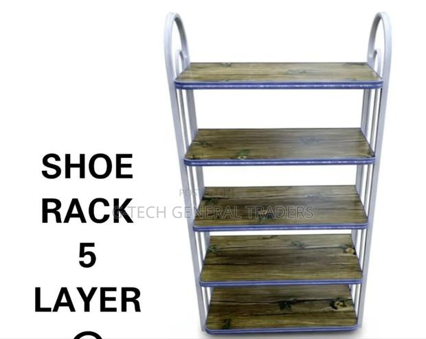 Wooden Heavy Duty 5 Tier Shoerack
