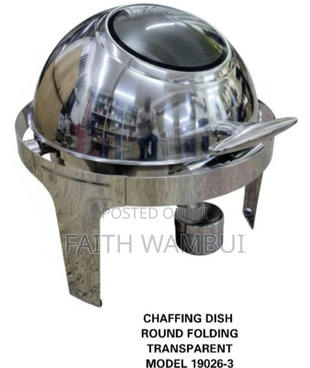 New Arrival Premier Round Folding Transparent Chaffing Dish