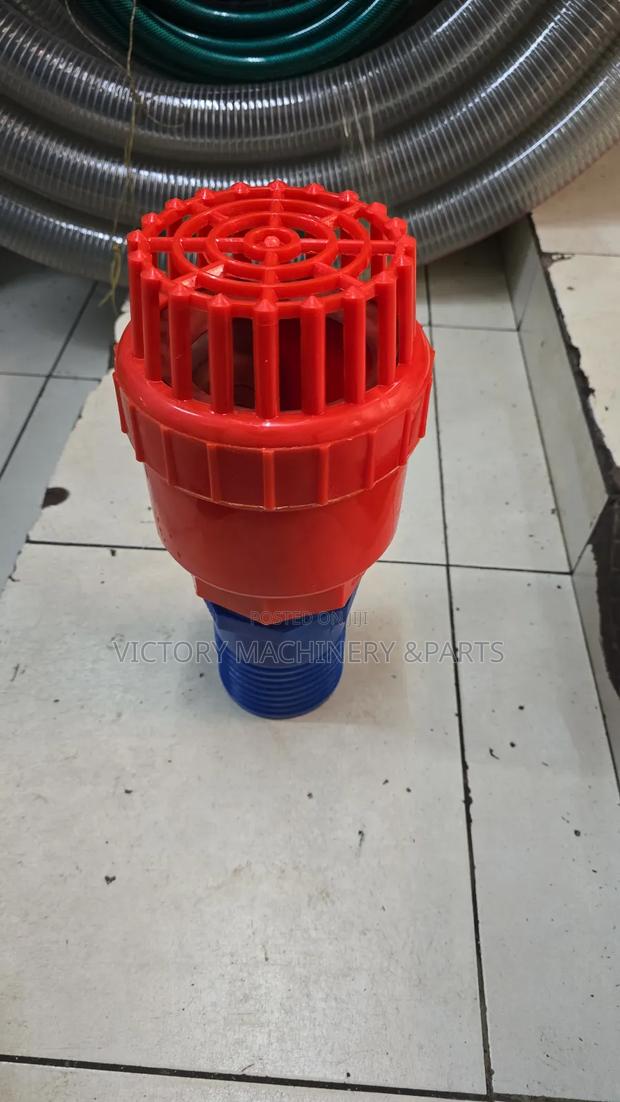 4 Inch Plastic Red Footvalve - thumbnail 3