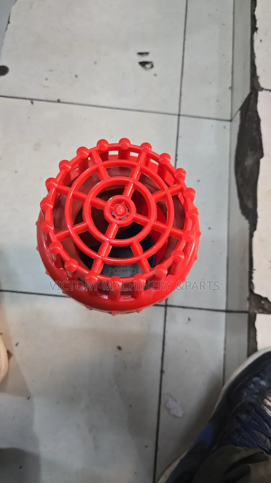 4 Inch Plastic Red Footvalve