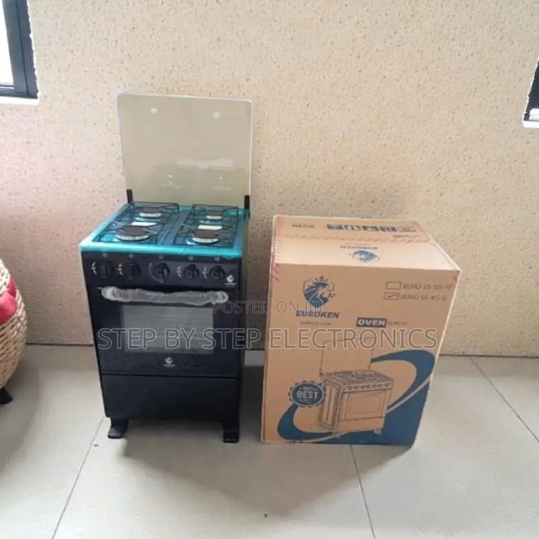 Strong Flame Gas Burners Free Standing Cooker With Gas Oven