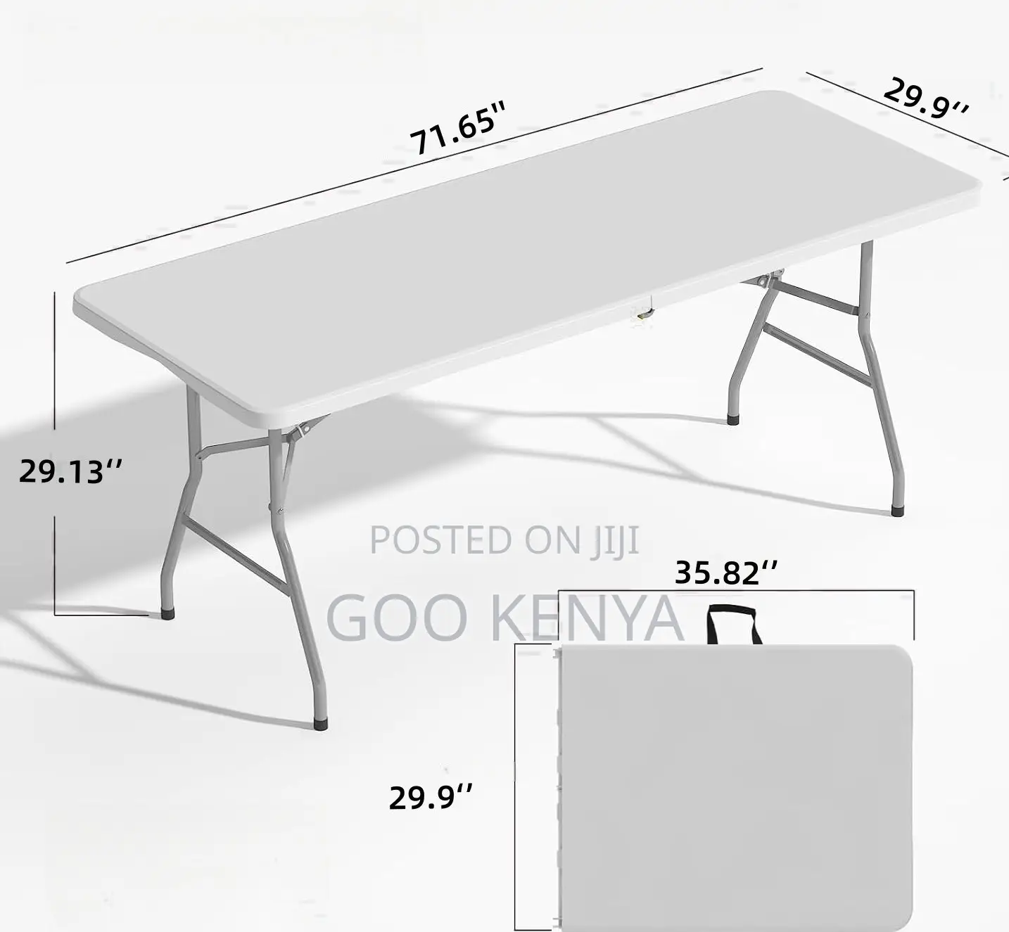 Home Table; Plastic Folding Rectangular Table for Outdoor Catering
