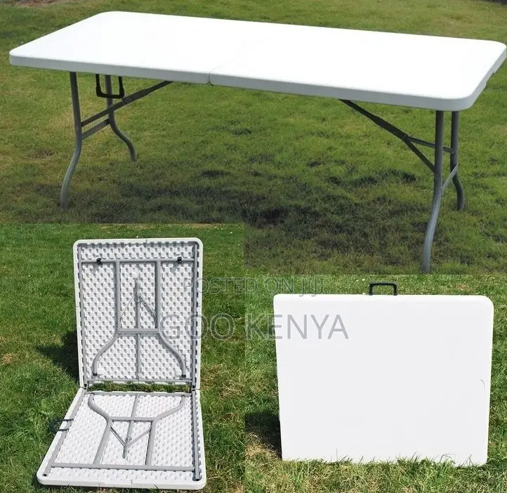 Home Table; Plastic Folding Rectangular Table for Outdoor Catering