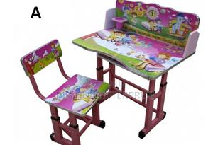 Kids Study Table Pink - thumbnail 2